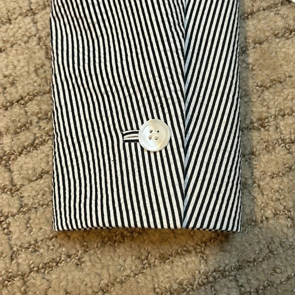 Anne Klein seer sucker black/white blazer size 8 - Picture 11 of 11